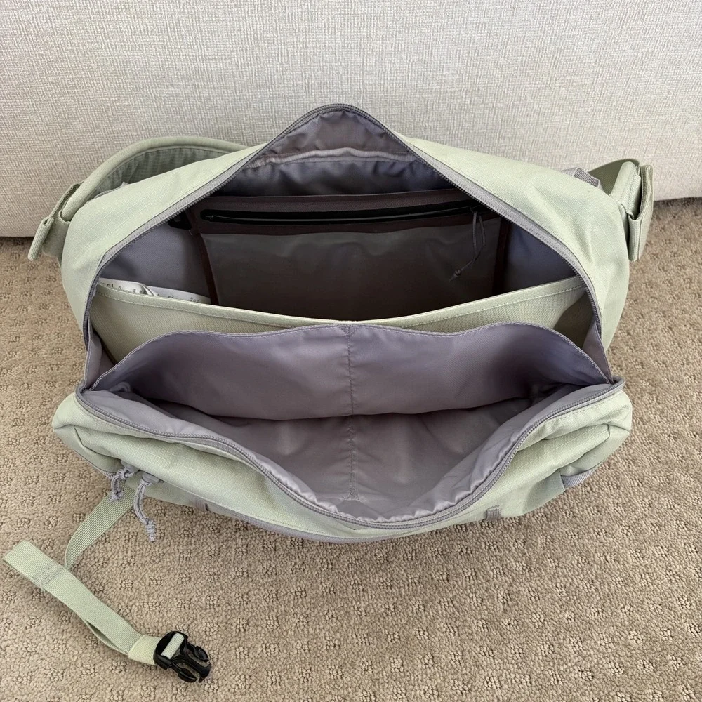 Patagonina Stealth Sling 10L in Salvia Green Water Resistant Ripstop One Size